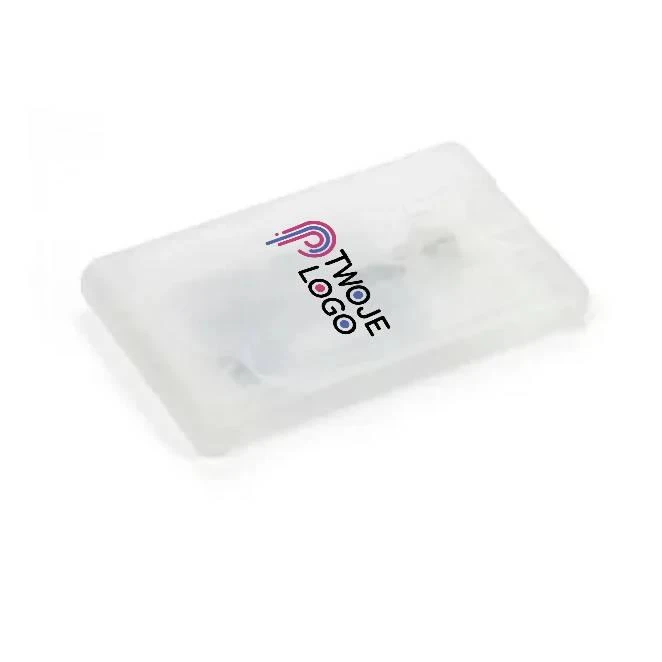 Antybakteryjny płyn do rąk "karta kredytowa" z logo firmy Zdjęcie