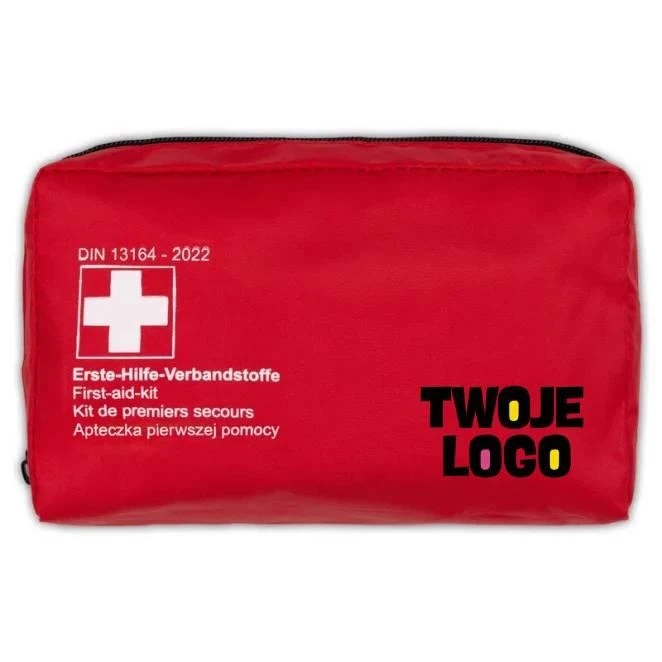 Apteczka samochodowa w pokrowcu, 30 el. | Gemma z nadrukiem logo Zdjęcie