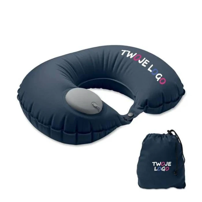 Szybko nadmuchiwana poduszka po HEDDOW z nadrukiem logo Zdjęcie