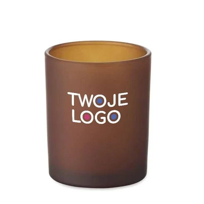 Świeca z wosku roślinnego 80gr KIVAS WOOD do nałożenia logo Zdjęcie