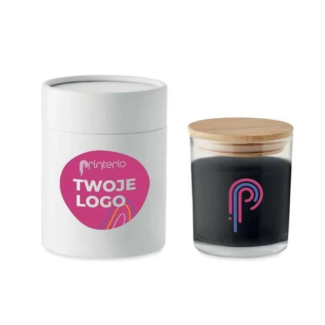 Świeca o zapachu wanilii ANCIENT do nałożenia logo Zdjęcie