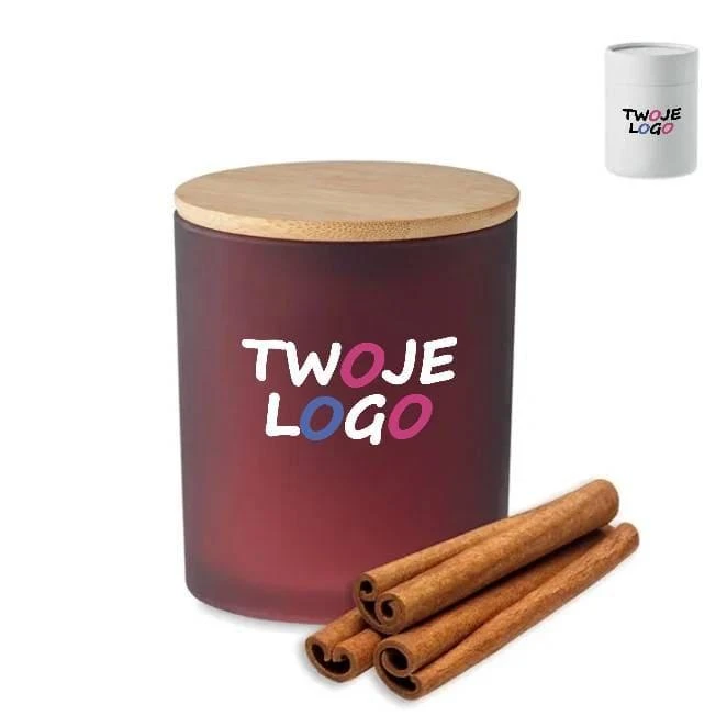 Świeca woskowa roślinna 200 gr KEOPS MEDIUM do nałożenia logo Zdjęcie