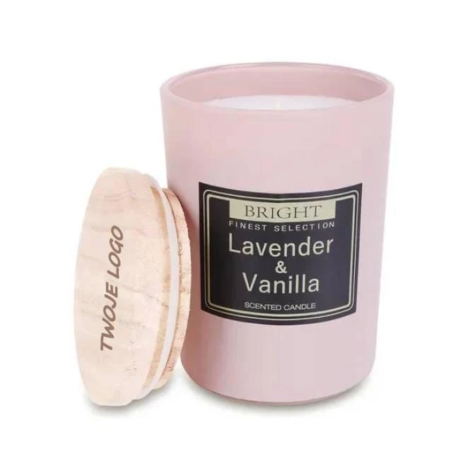 Świeczka zapachowa Perugia z logo firmy Zdjęcie