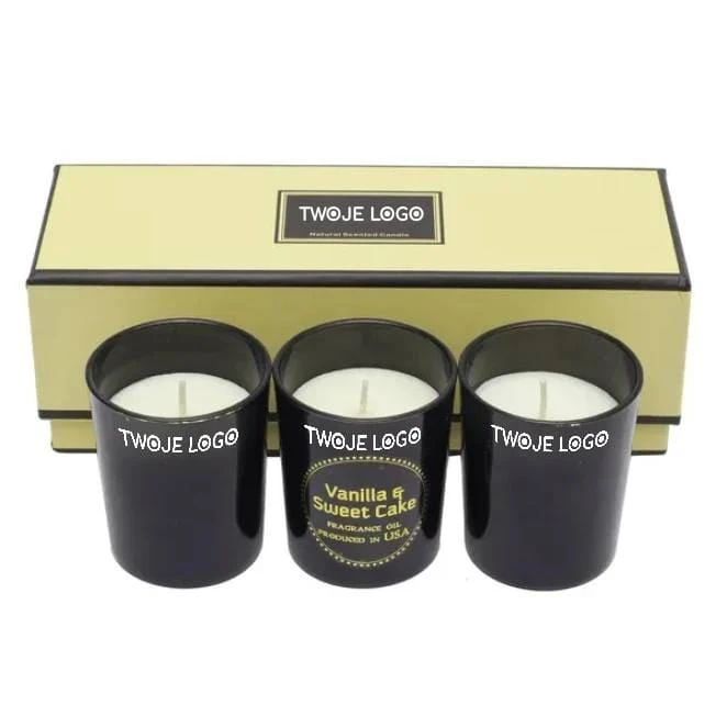 Zestaw świec zapachowych z nadrukiem na zamówienie Zdjęcie