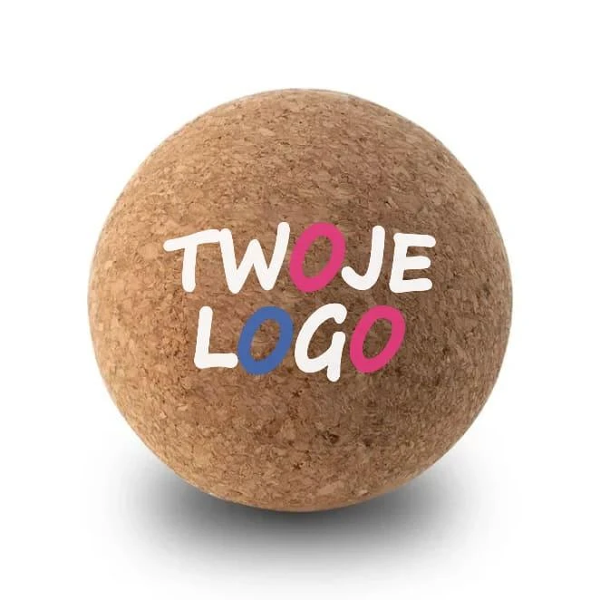 Korkowa piłeczka do masażu do naniesienia logo Zdjęcie