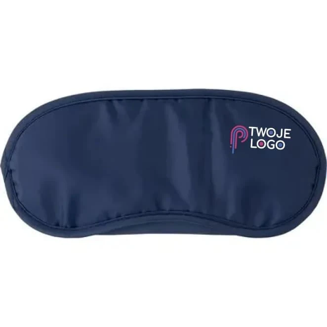 Podróżna maska na oczy z nadrukiem logo Zdjęcie