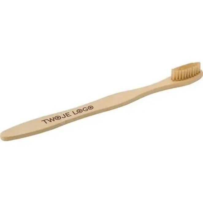 Bambusowa szczoteczka do zębów do drukowania logo Zdjęcie