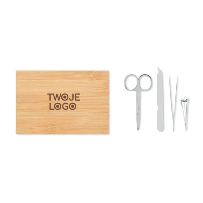 Zestaw narzędzi do manicure SEWA z logo firmy Zdjęcie