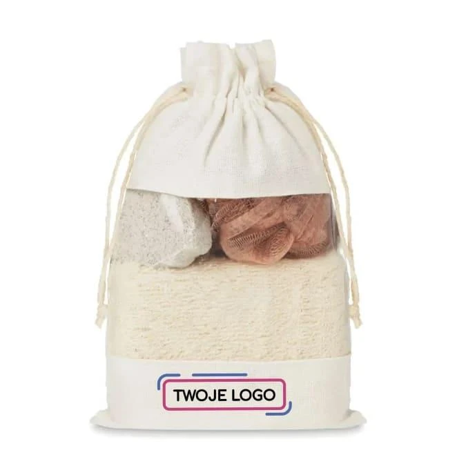 Zestaw kąpielowy w etui CUIDA SET do drukowania logo Zdjęcie