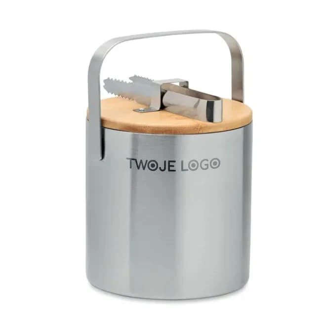 Dwuścienny kubełek na lód 1,2L KOKKOLA z naniesieniem logo Zdjęcie