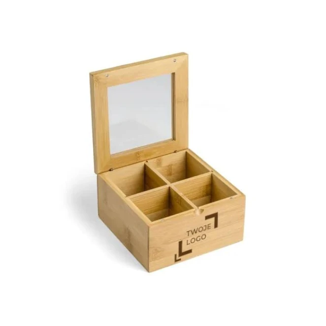 Pudełko na herbatę TEA z logo Zdjęcie