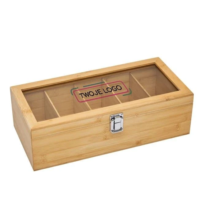 Pojemnik na herbatę TEA LOUNGE z nadrukiem logo Zdjęcie