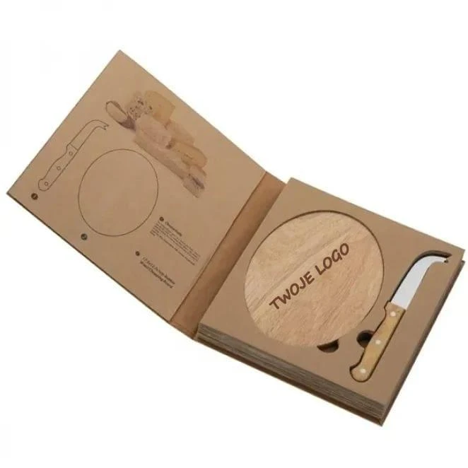 Deska do serów GOUDA z logo firmy Zdjęcie