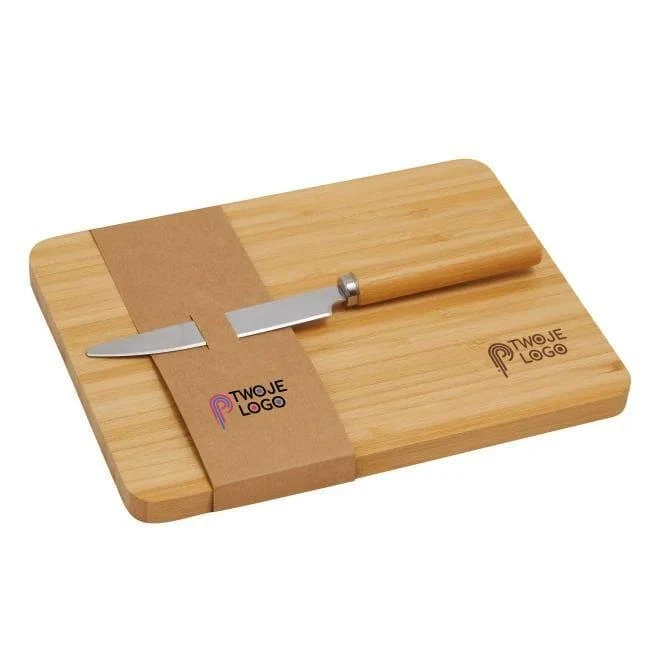 Deska do krojenia MINI BAMBOO z nadrukiem na zamówienie Zdjęcie