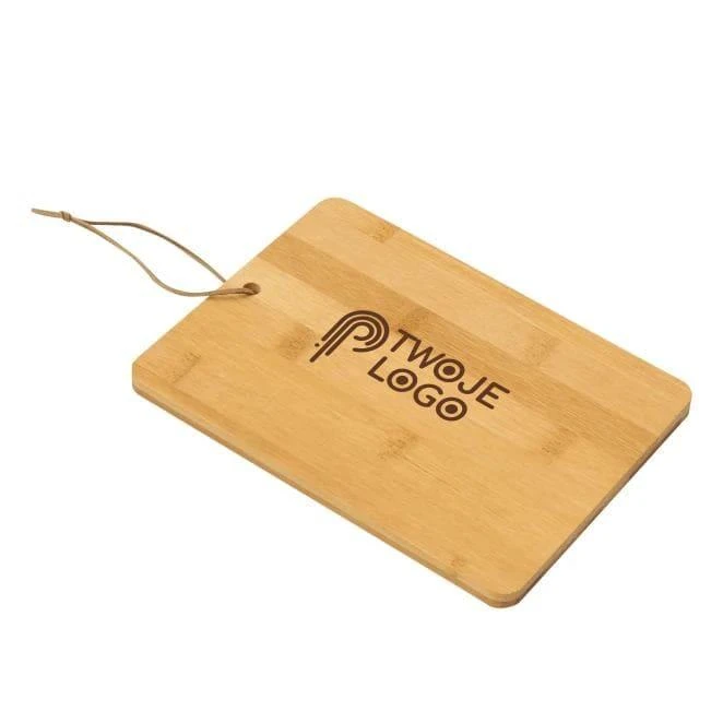 Deska do krojenia BAMBOO SHAPE. z logo firmy Zdjęcie