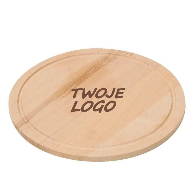 Deska do krojenia WOODEN CIRCLE. z nadrukiem na zamówienie Zdjęcie