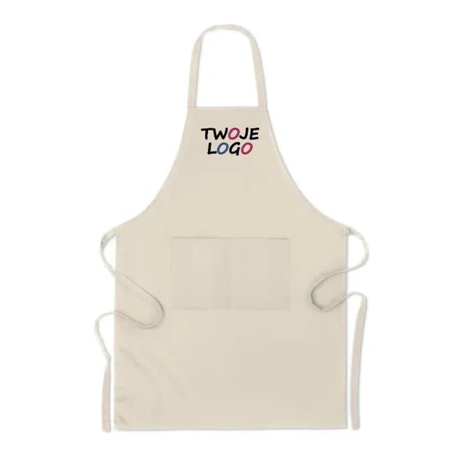 Fartuch z bawełny 200 gr/m² RAIPUR z nadrukiem logo Zdjęcie