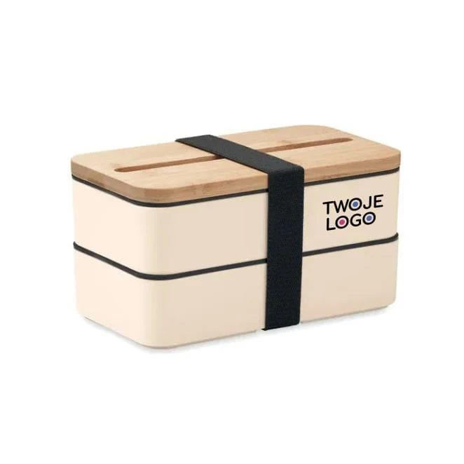 Lunch box z PP z WINT z nadrukiem logo Zdjęcie