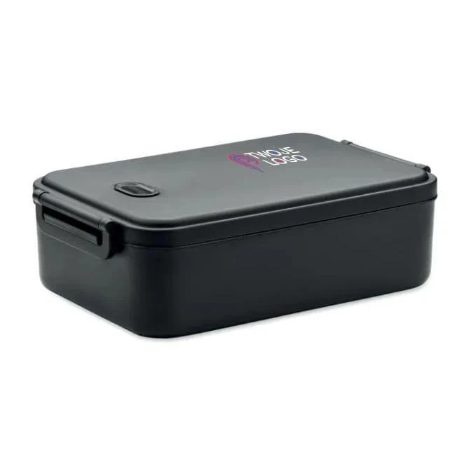 Lunch box z PP z rec. 2200 ml INDUSMAX z logo firmy Zdjęcie