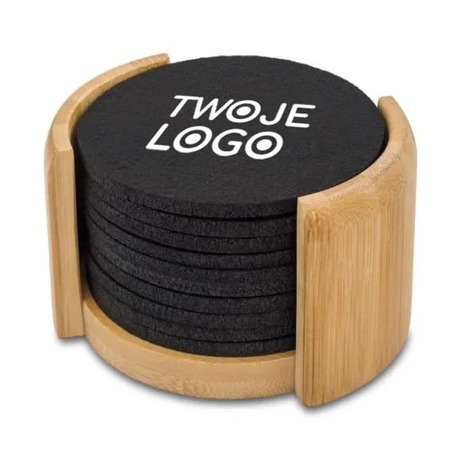 Zestaw podkładek RPET filcowych Mazzo do drukowania logo Zdjęcie