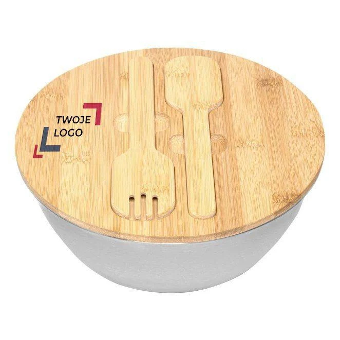 Misa do sałaty EAT HEALTHY z logo Zdjęcie