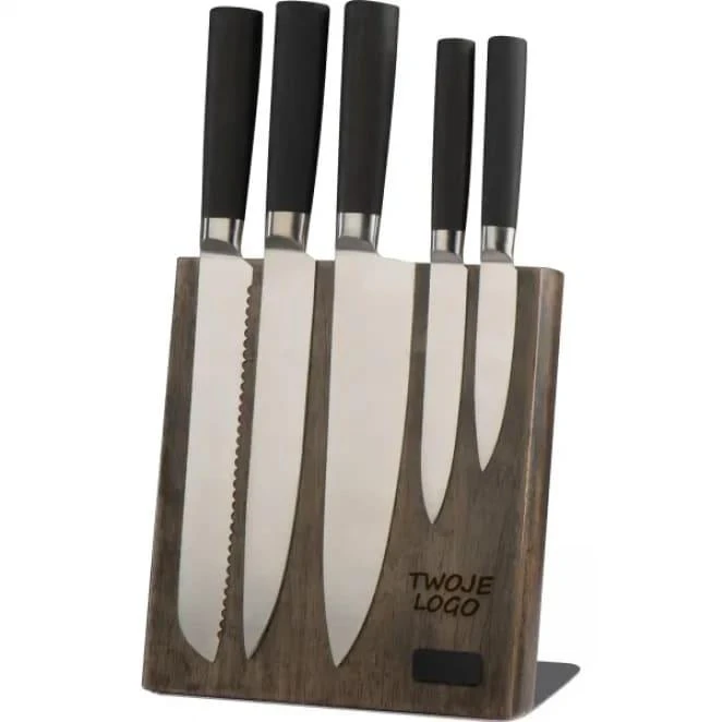Zestaw noży kuchennych z nadrukiem logo Zdjęcie