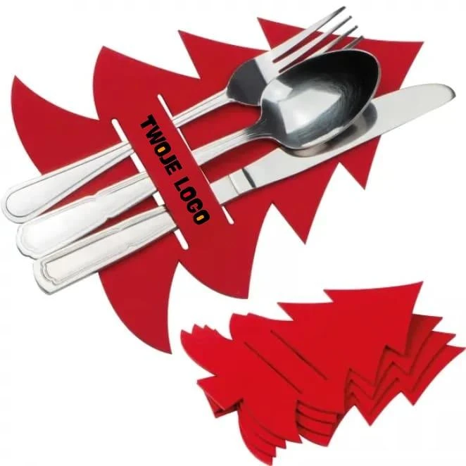 Podkładki do sztućców XMAS do nałożenia logo Zdjęcie