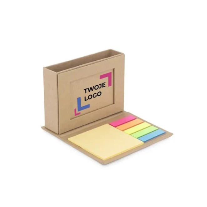 Pojemnik z karteczkami samoprzylepnymi MEFO do drukowania logo Zdjęcie