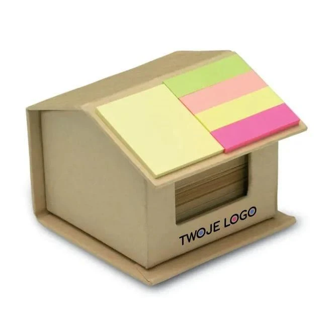 Karteczki z surowców wtórnych RECYCLOPAD z naniesieniem logo Zdjęcie