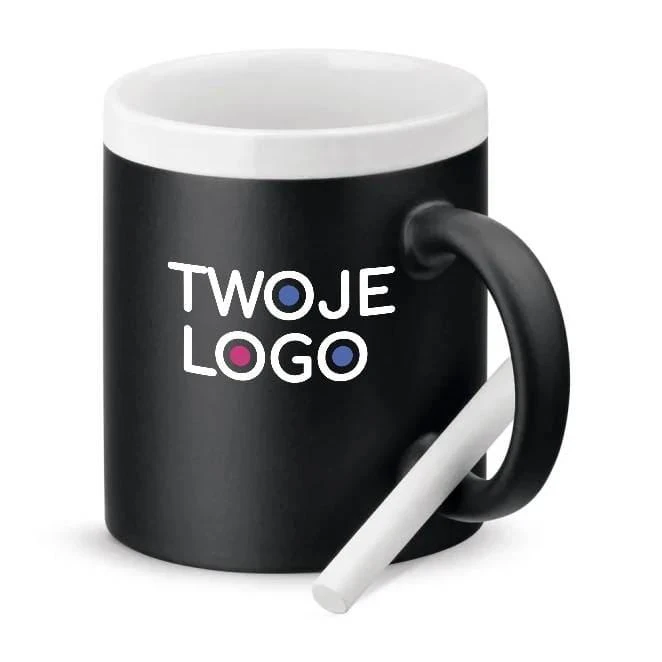 CHALKIE. Kubek ceramiczny 360 mL do naniesienia logo Zdjęcie