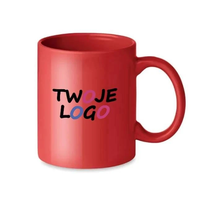 Kolorowy kubek ceramiczny DUBLIN TONE z logo Zdjęcie