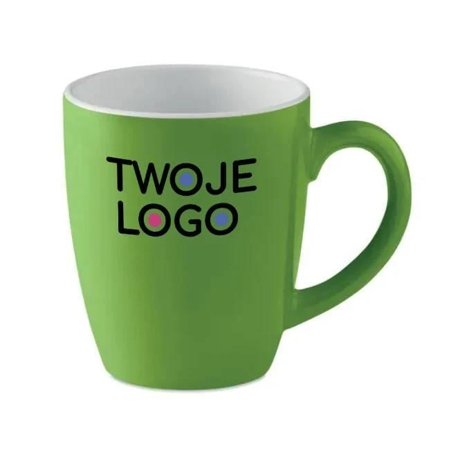 Kolorowy kubek ceramiczny COLOUR TRENT do nałożenia logo Zdjęcie