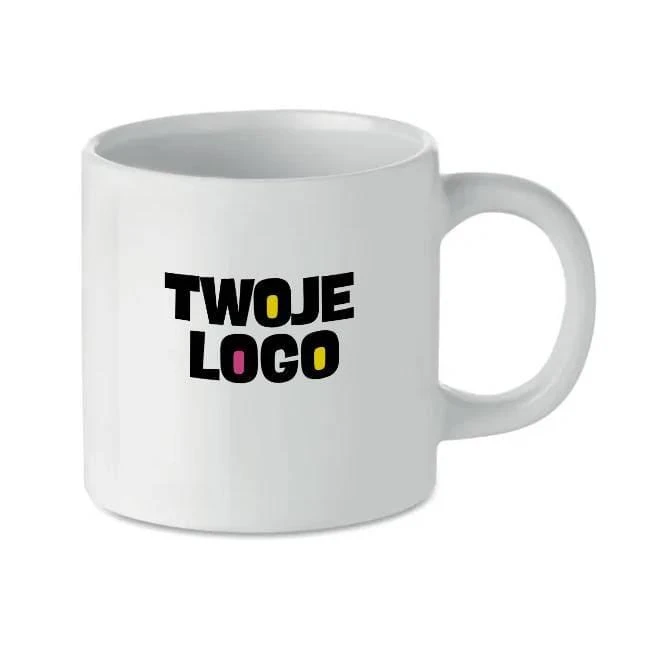 Kubek ceramiczny do sublimacji MINI SUBLIM z logo Zdjęcie