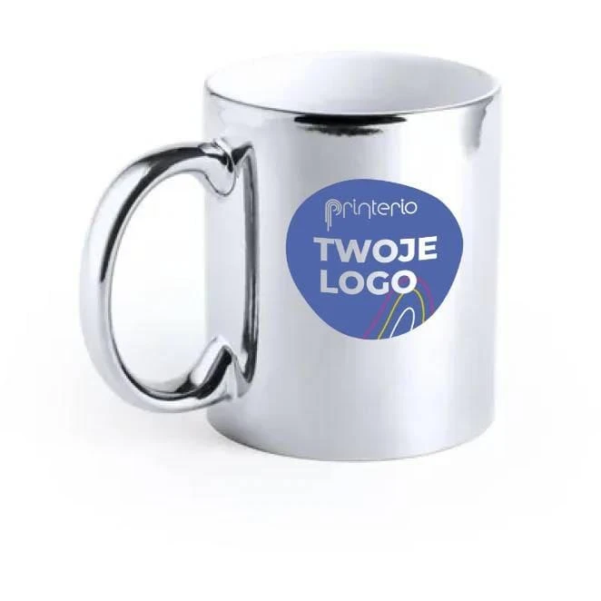 Kubek ceramiczny 350 ml z logo firmy Zdjęcie