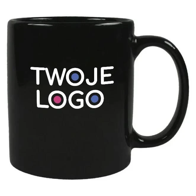 Kubek ceramiczny 370 ml z logo Zdjęcie