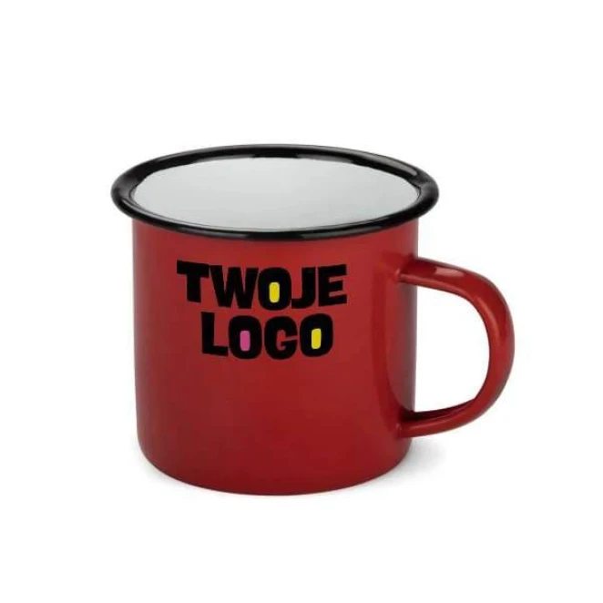 Kubek emaliowany EMAL 300 ml z logo Zdjęcie