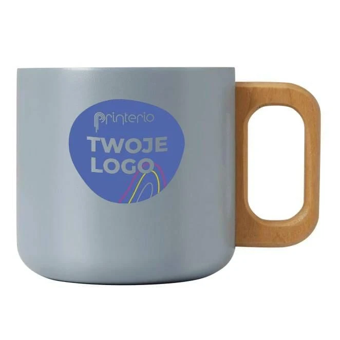 Kubek ze stali nierdzewnej RUSTIC TRIP z logo Zdjęcie