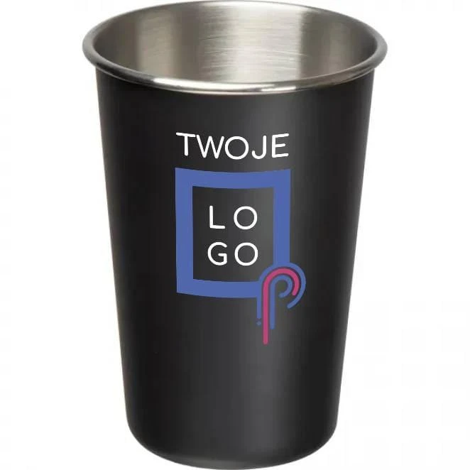 Kubek stalowy 480 ml do nałożenia logo Zdjęcie