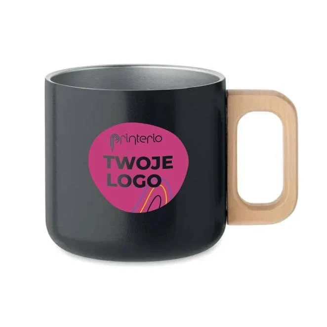 Kubek dwuścienny 350 ml ACERO z nadrukiem logo Zdjęcie