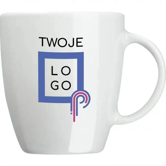 Kubek porcelanowy 300 ml z naniesieniem logo Zdjęcie