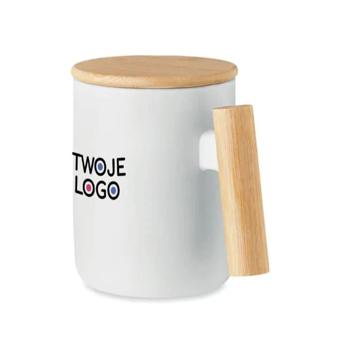 Kubek porcelanowy 380 ml MAJEST z logo Zdjęcie