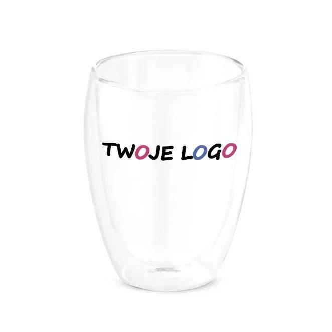 MACHIATO DUO. Zestaw 2 szklanych kubków izotermicznych z logo firmy Zdjęcie
