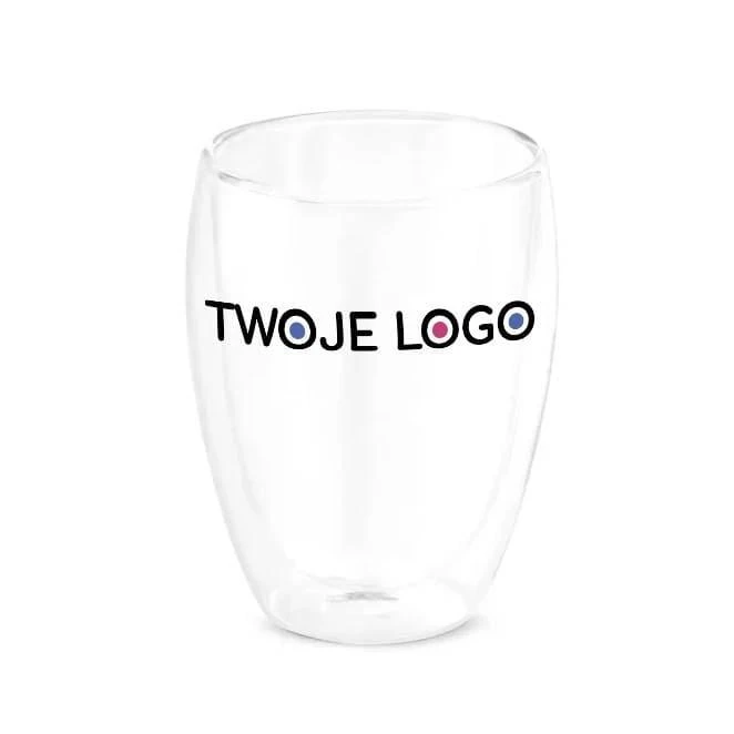 MACHIATO CUP. Kubek ze szkła borokrzemowego 350 ml do naniesienia logo Zdjęcie