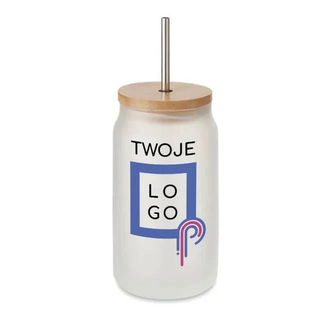 słoik sublimacyjny 400 ml JARBLIM do nałożenia logo Zdjęcie