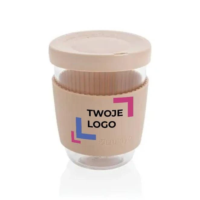 Szklany kubek podróżny Ukiyo 360 ml do naniesienia logo Zdjęcie