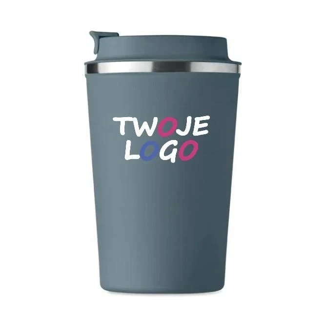 Dwuścienny kubek 350 ml BRACE z nadrukiem logo Zdjęcie