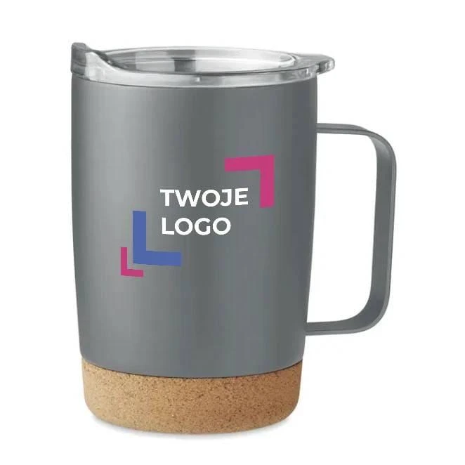 Kubek z podwójną ścianką 300ml RUBY do drukowania logo Zdjęcie