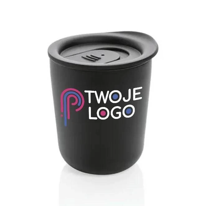 Antybakteryjny kubek termiczny 250 ml z logo firmy Zdjęcie
