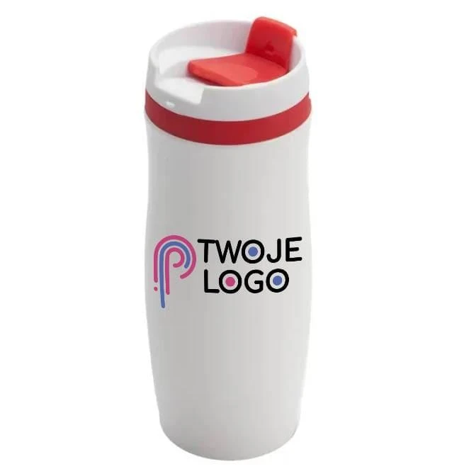 Kubek izotermiczny Viki 390 ml z nadrukiem logo Zdjęcie