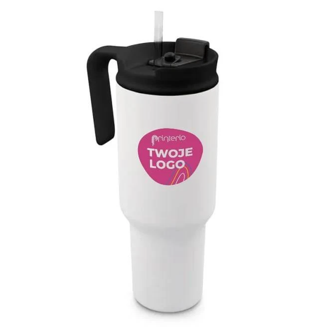 Kubek termiczny 1100 ml Air Gifts z ergonomicznym uchwytem | Ony do nałożenia logo Zdjęcie